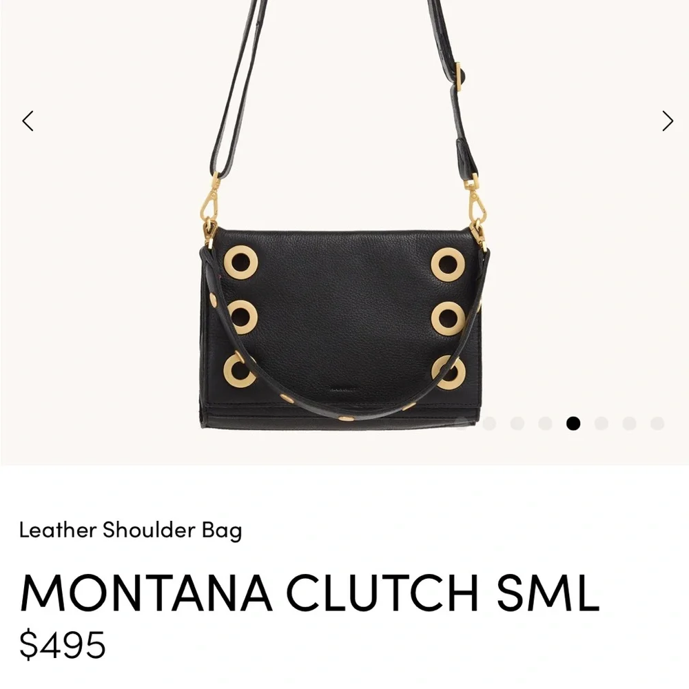 Hammitt Black and Gold Snakeskin Crossbody Bag - Picture 13 of 16